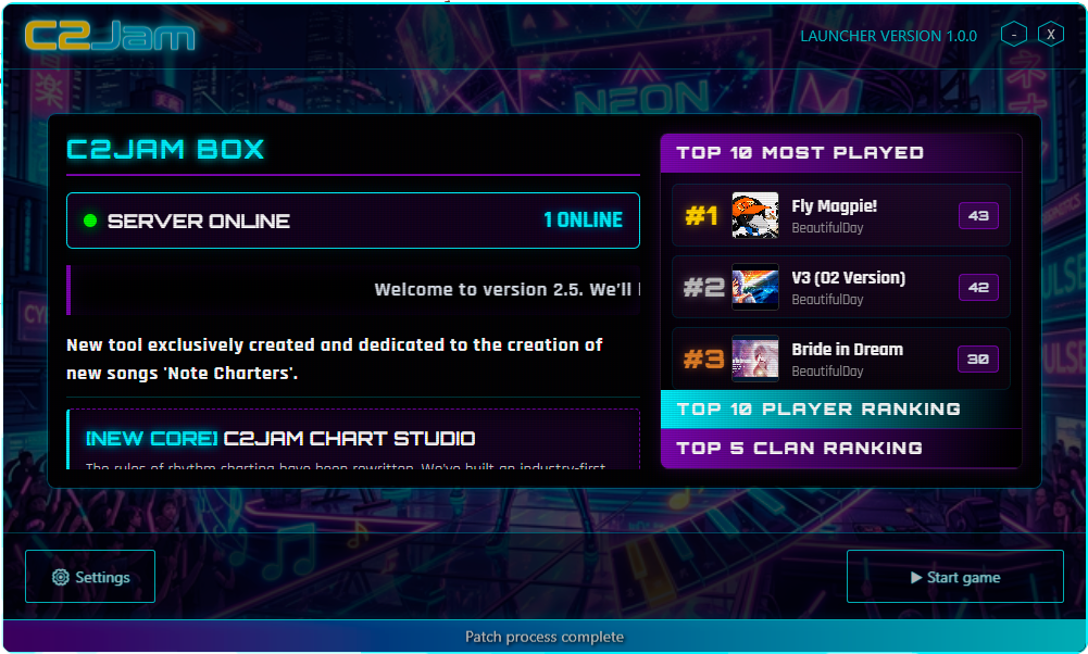 C2Jam Launcher